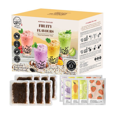 Fruity Flavours Bubble Tea Kit with Instant Tapioca Pearls product image