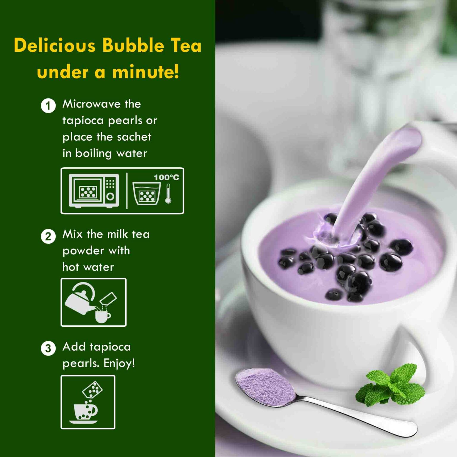 passion fruit bubble tea kit