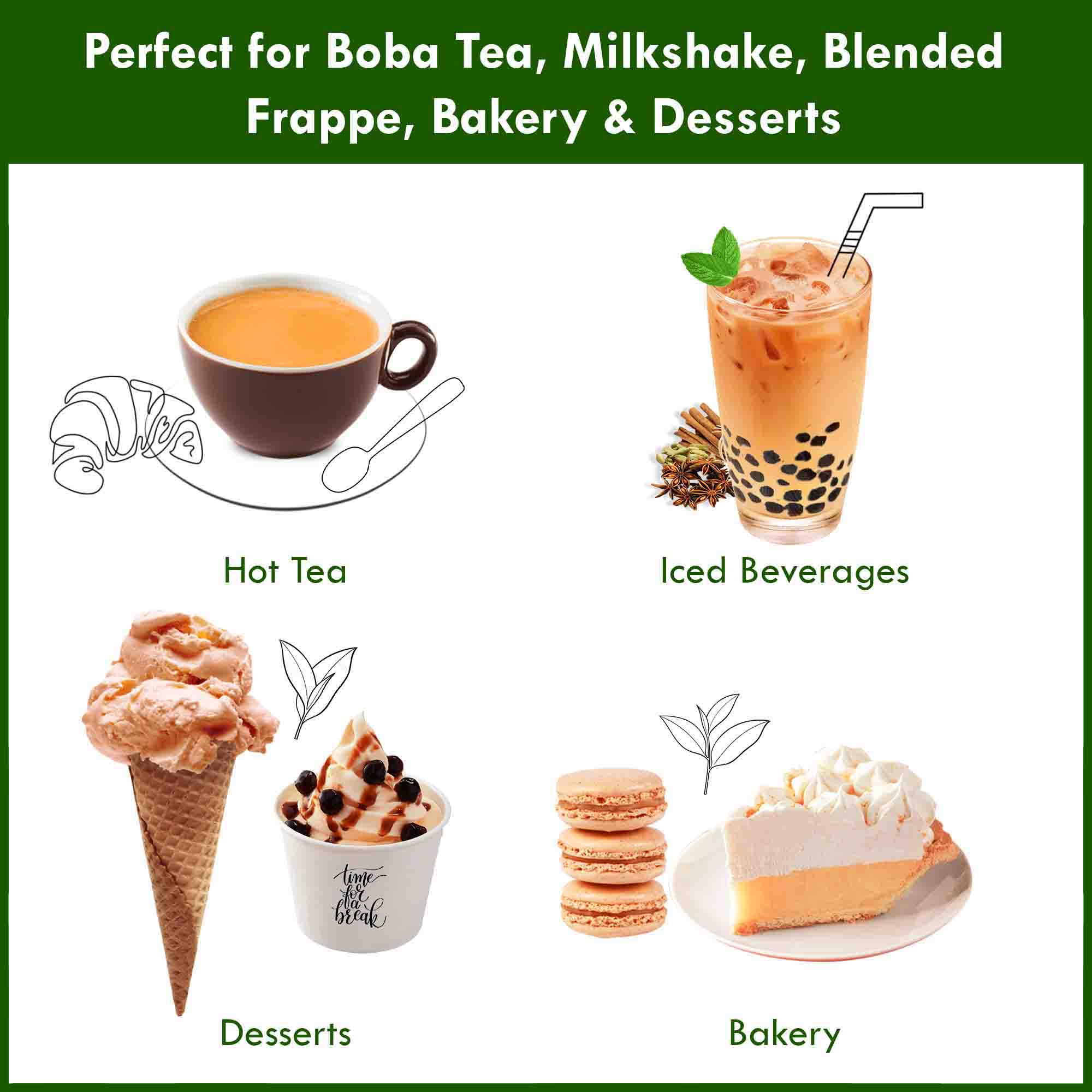 bubble tea product perfect for making drinks bakery and desserts