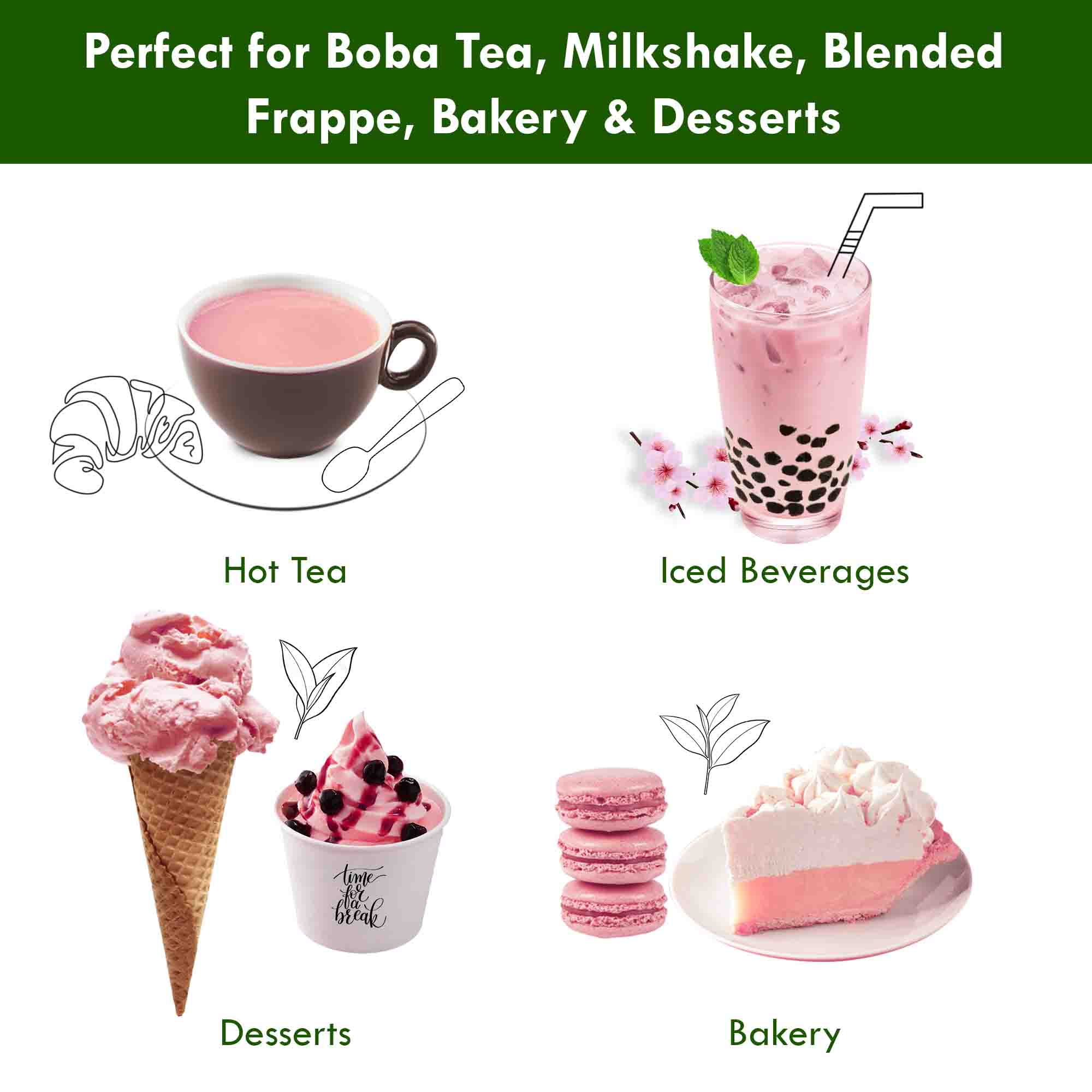 bubble tea product perfect for making drinks bakery and desserts